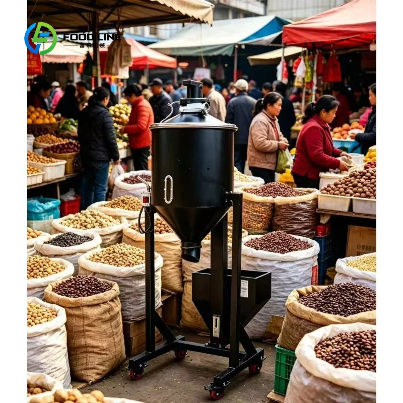 Customized 40kg High Coffee Bean Destoner Machine 99.9% Stone Detection Food Grade SUS304 Stainless 220kW Power 200-300kg/h