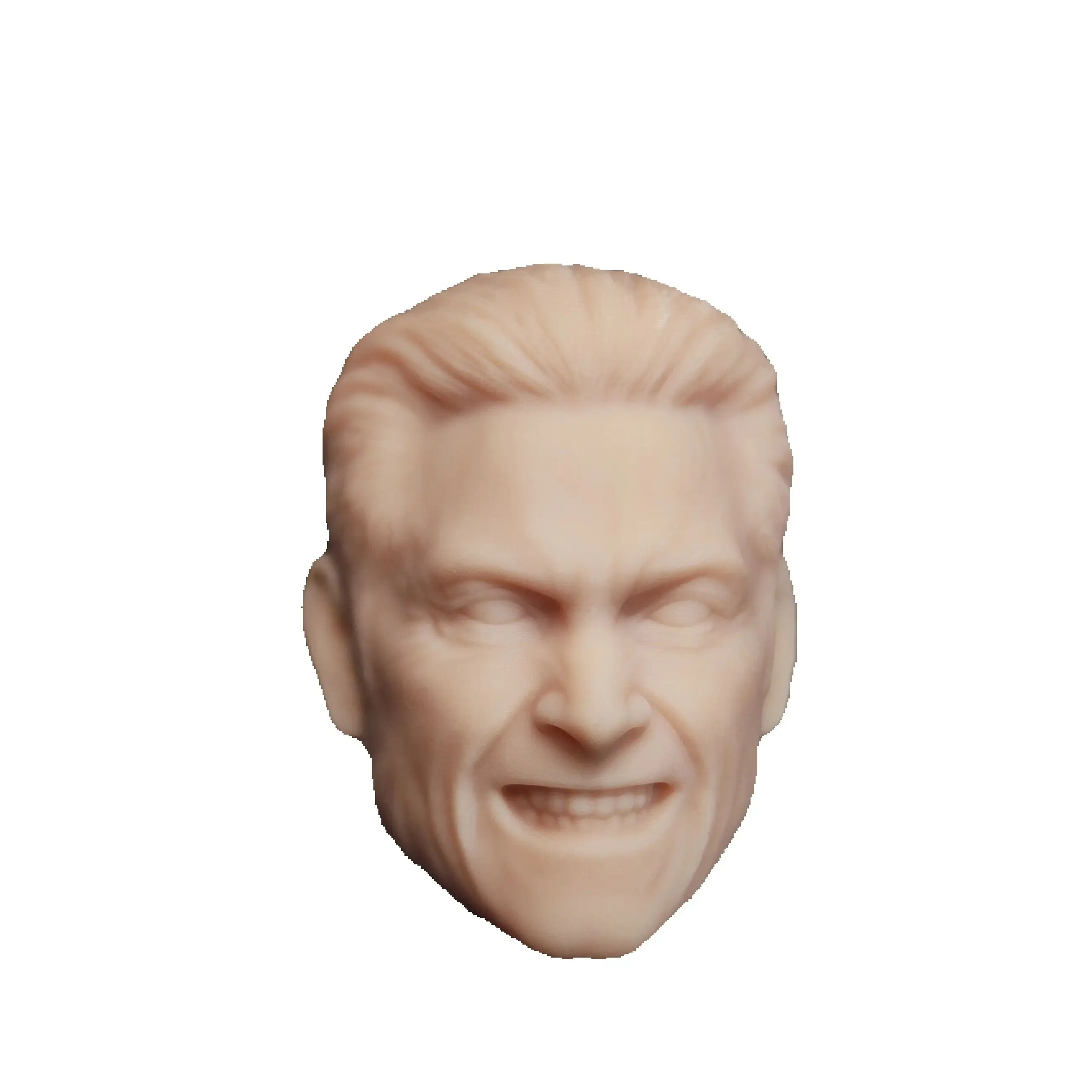 

HL1773 DIY HomeL Antony S Unpainted Head Sculpt 1/18 1/12 1/10 for 3.75 6 7 Inch Figures Compatible with SHF ML Mafex Mez NECA