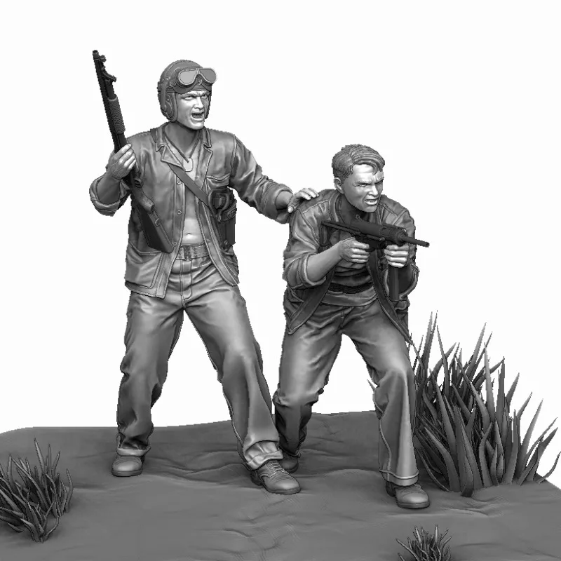 figura-de-resina-em-escala-1-35-kit-de-modelo-montado-miniaturas-militares-historicas-usmc-conjunto-de-combate-proximo-desmontado-e-sem-pintura