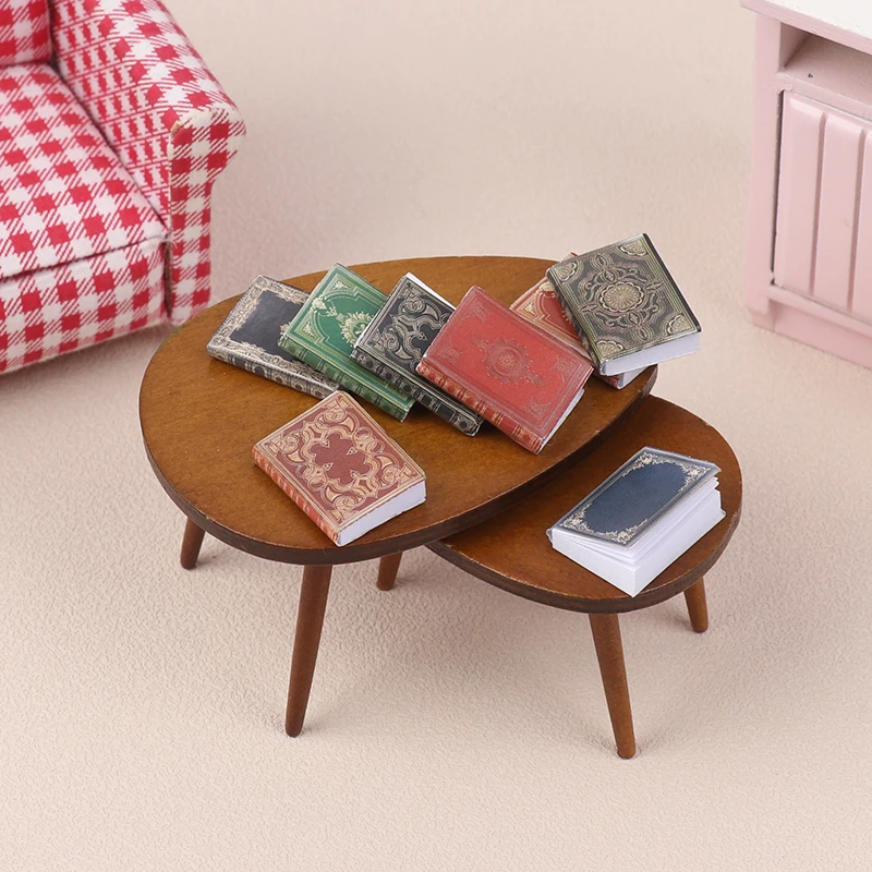 50pcs Dollhouse Miniature Mini Books Model Furniture Accessories Fun Bookstore Little Man Book