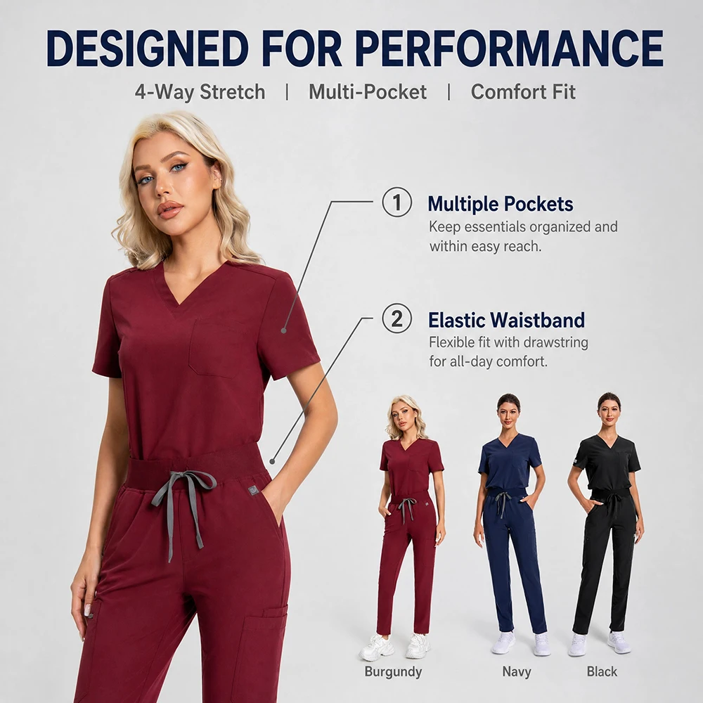 kungfu-scrubs-conjunto-de-uniformes-medicos-para-mujer-top-y-pantalones-de-manga-corta-con-cuello-en-v-uniforme-de-enfermeria-ropa-de-trabajo-suave-y-transpirable-para-hospital