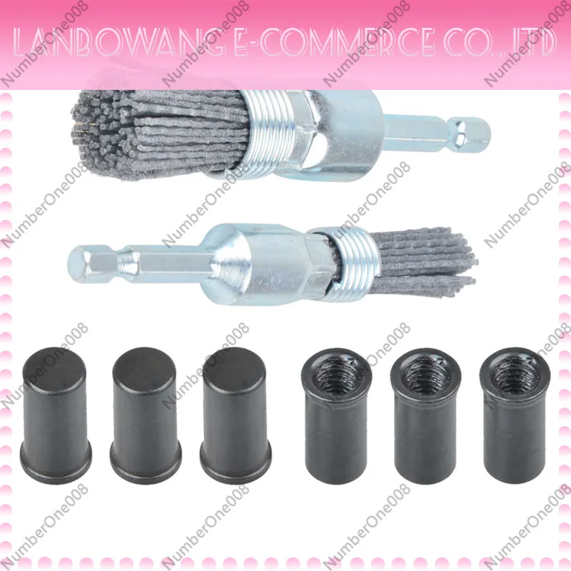 For Automotive 19-Piece Injector Cleaning Kit, Steel Wire Brush Set for Fuel Injector Seat Carbon Removal view 4