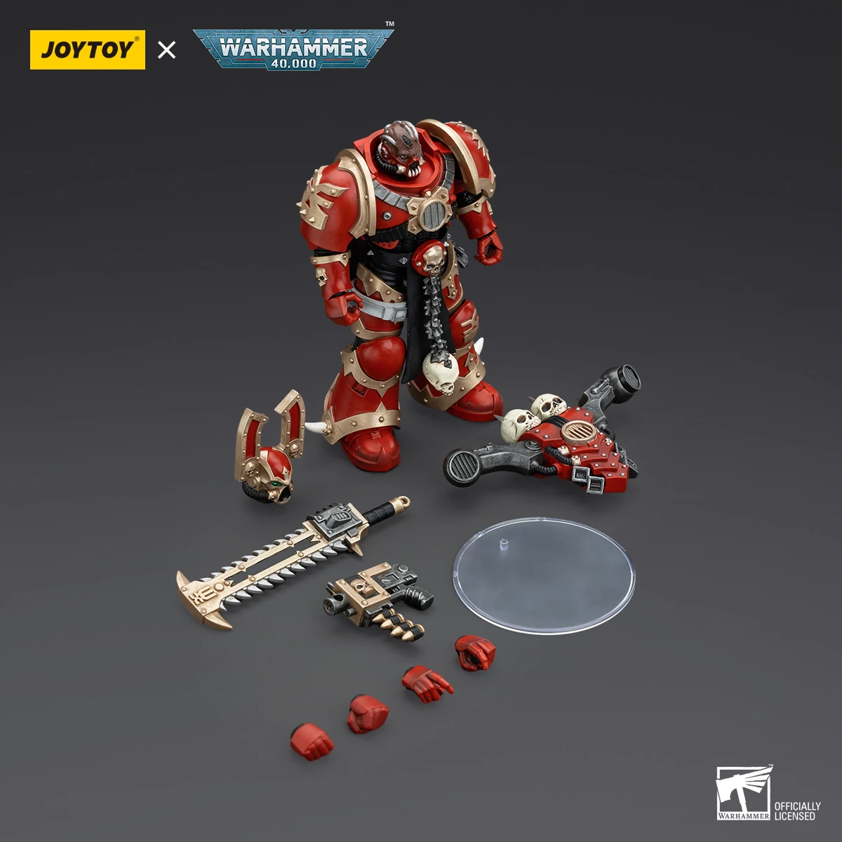 JOYTOY Warhammer 40k World Eaters Khorne Berzerker 6 شخصيات الحركة المجموعة الأصلية دمية الديكور هدية نموذج المرآب