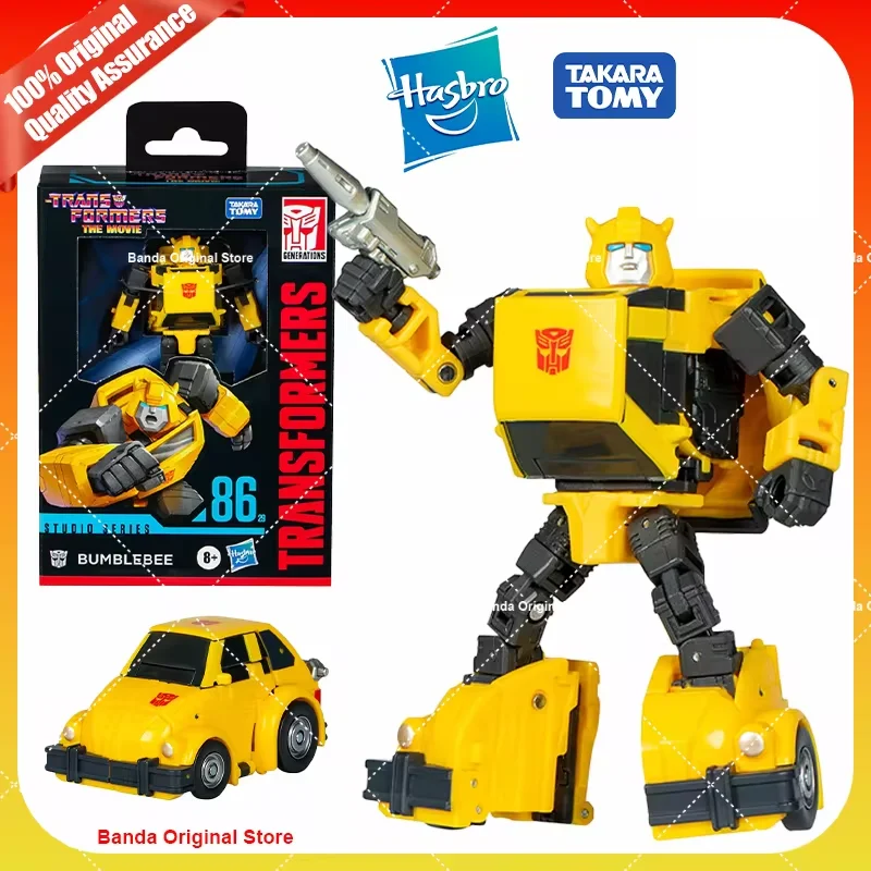 100% original Hasbro Takara Tomy DeluxeThe Movie 86-29 SS86 Bumblebee Anime Action Collection Figures Model Toys