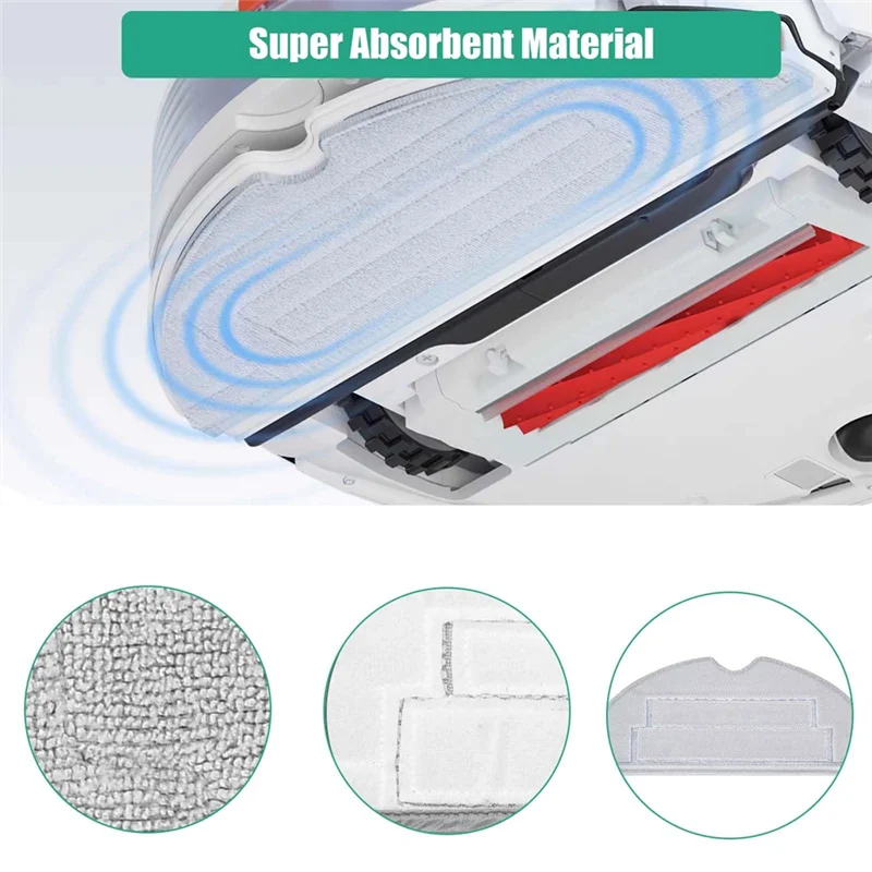 A20M لشاومي Roborock S8 S8 PLUS S8 + S8 Pro مكنسة كهربائية فلتر Hepa ممسحة استبدال القماش