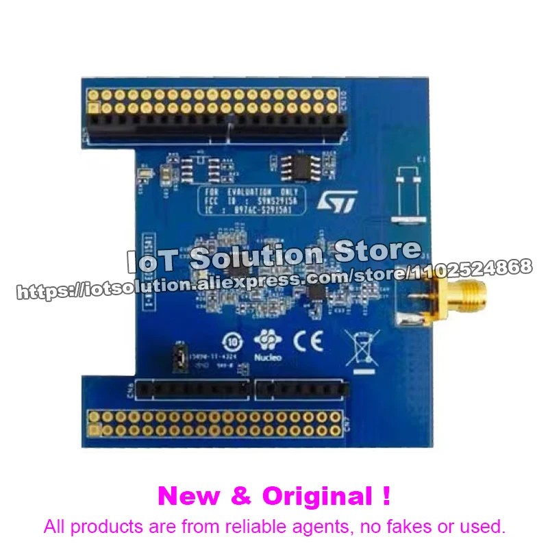 X-NUCLEO-S2915A1 Sub-1 GHz 915 MHz RF expansion board based on S2-LP radio for STM32 Nucleo