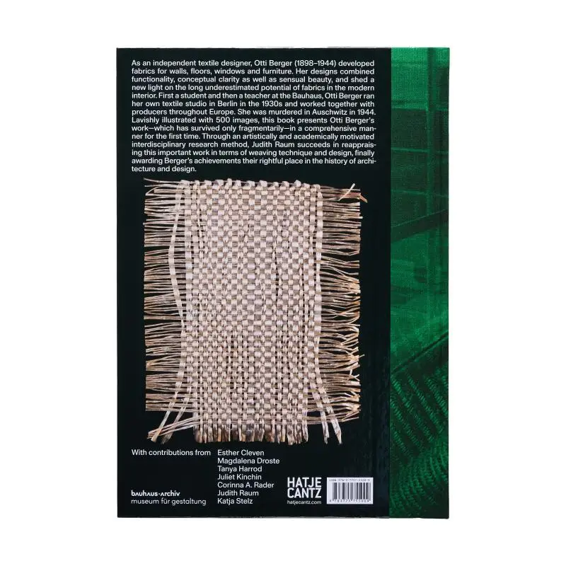 Otti Berger Weaving For Modernist Architecture Esther Cleven NULL Lamm  Kirch Hatje Cantz Verlag 9783775755009 Book