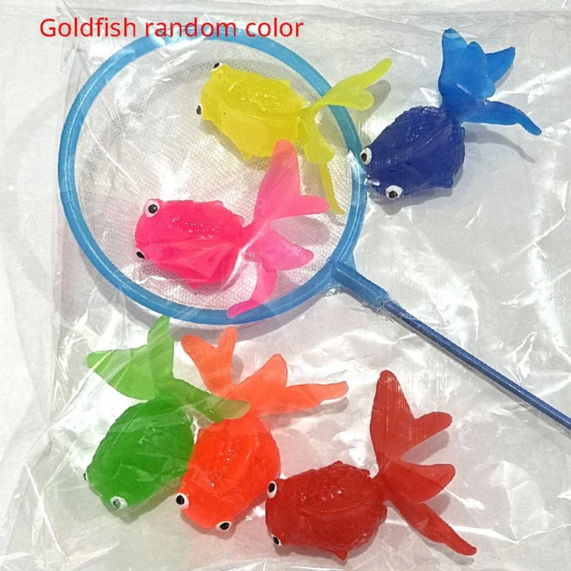 Simulated Goldfish, Children's Floating Fish Fishing, Goldfish Fun Swimming Beach Gift (Goldfish Color Is Random)