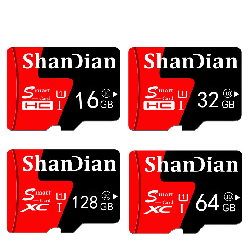 คุณภาพสูง TF/สมาร์ท SD Card 128GB Class 10การ์ดความจำ64GB กล้องแฟลชไดร์ฟ32GB Tachograph อุปกรณ์จัดเก็บ16GB 8GB