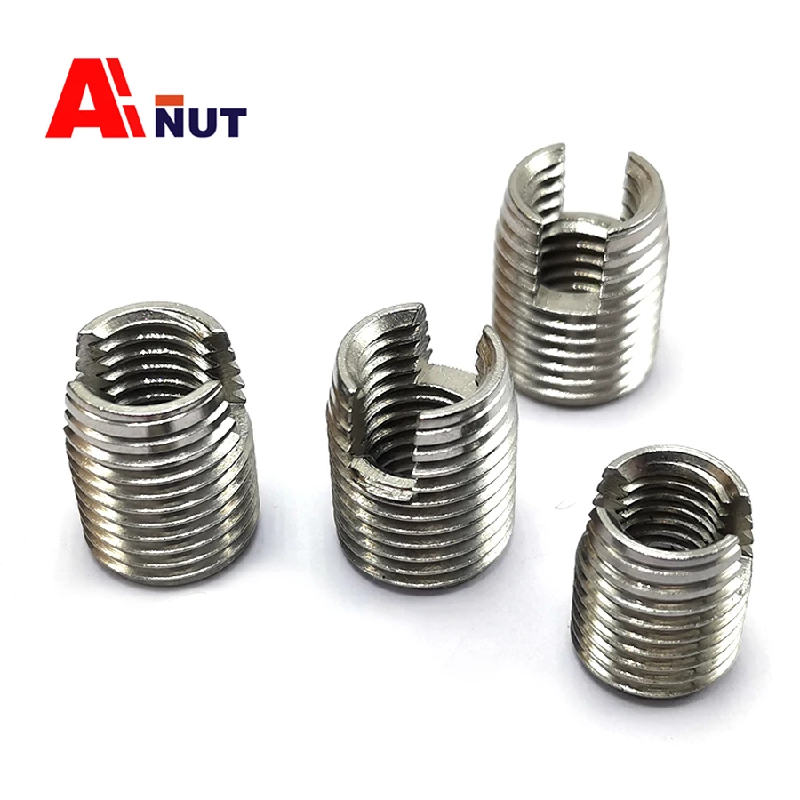 Self Tapping Threaded Insert Screw , Stainless Steel 302 Series Self-tapping Inserts ,G004