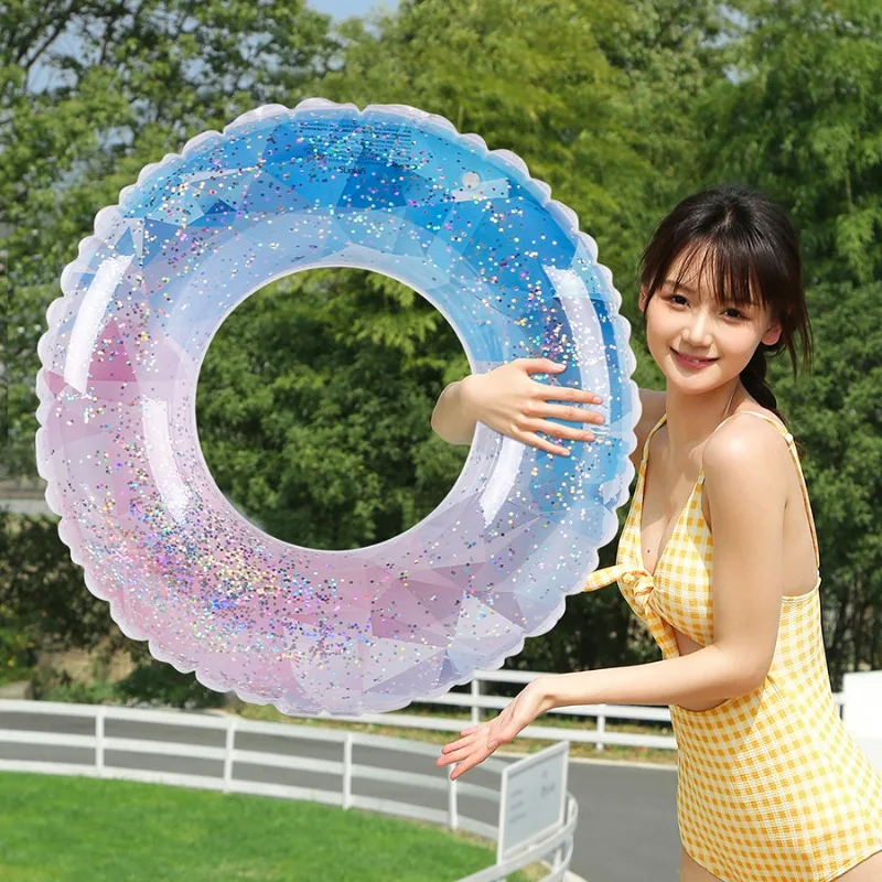 ダイヤモンドインフレータブルおもちゃ水泳リング夏のプールビーチフロートサークル水パーティーインフレータブル装飾屋外インフレータブル水のおもちゃ