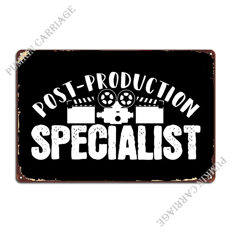 Postproduction Specialist Metal Plaque Poster Cinema Printing Wall Mural Wall Cave Tin Sign Poster