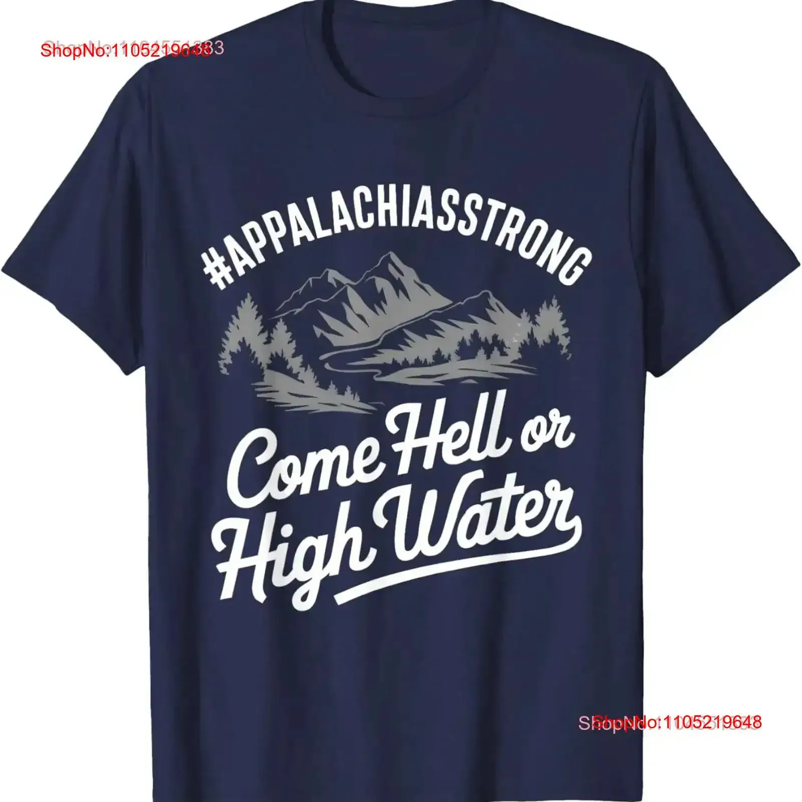 

Футболка «Appalachia Strong Come Hell Or High Water Mountain» в винтажном стиле, стильная, дышащая, эластичная, для повседневной носки