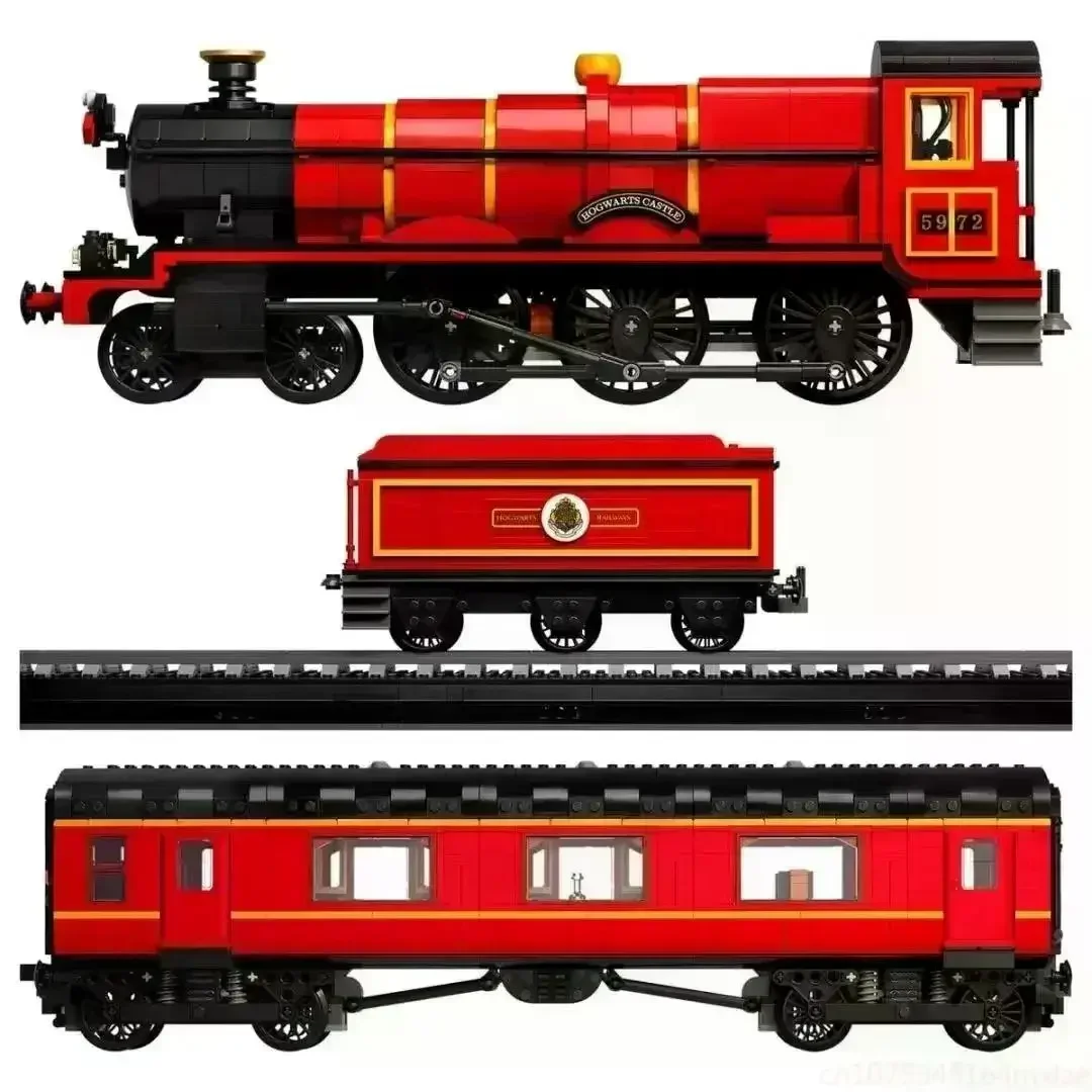 Edizione da collezione 76405 118CM Hogiwartsed Express Train Building Set Mattoni con Minifigis Giocattoli per adulti Regalo 5129 Pezzi