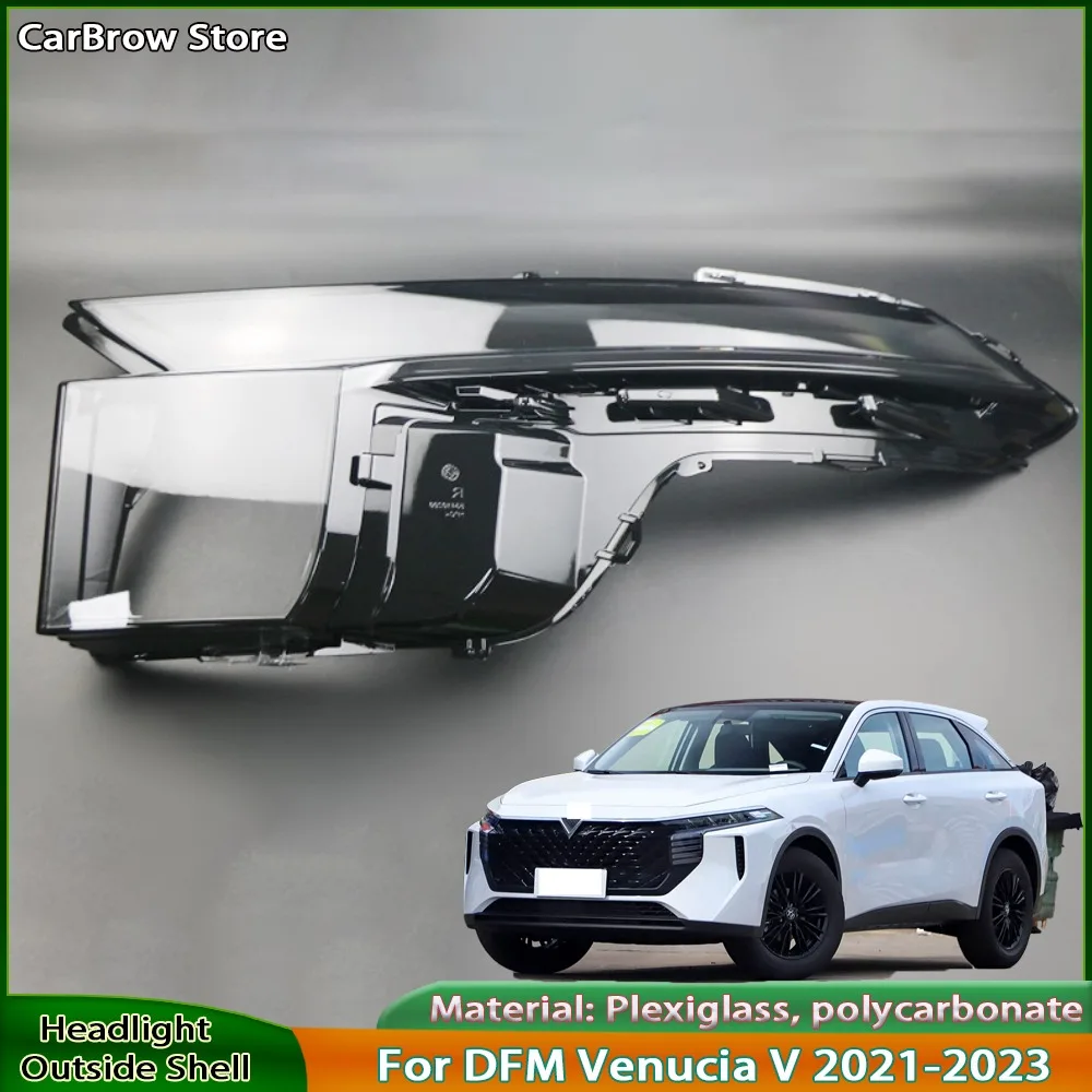 

Headlamp Shell Transparent Lampshade Case Lens Plexiglass For DFM Venucia V 2021 2022 2023 Car Accessories Headlight Cover Shade