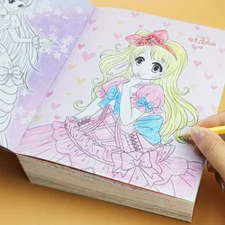 6Books Princess Coloring Book For Kids Girls Primary School Students' Graffiti Drawing Book For 3-10 Years Old