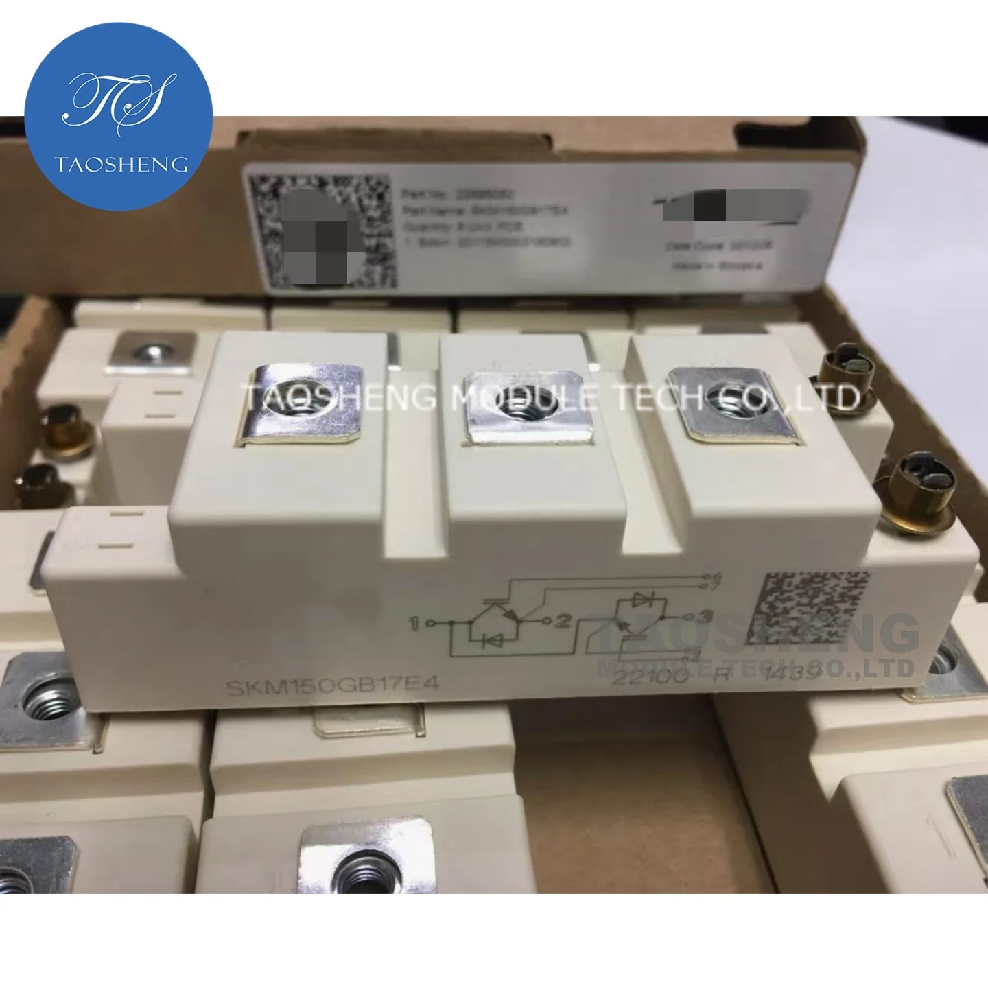 

1 шт. SKM150GB17E4 150A/1700V Новый и оригинальный модуль IGBT【TAOSHENG】 # TS049