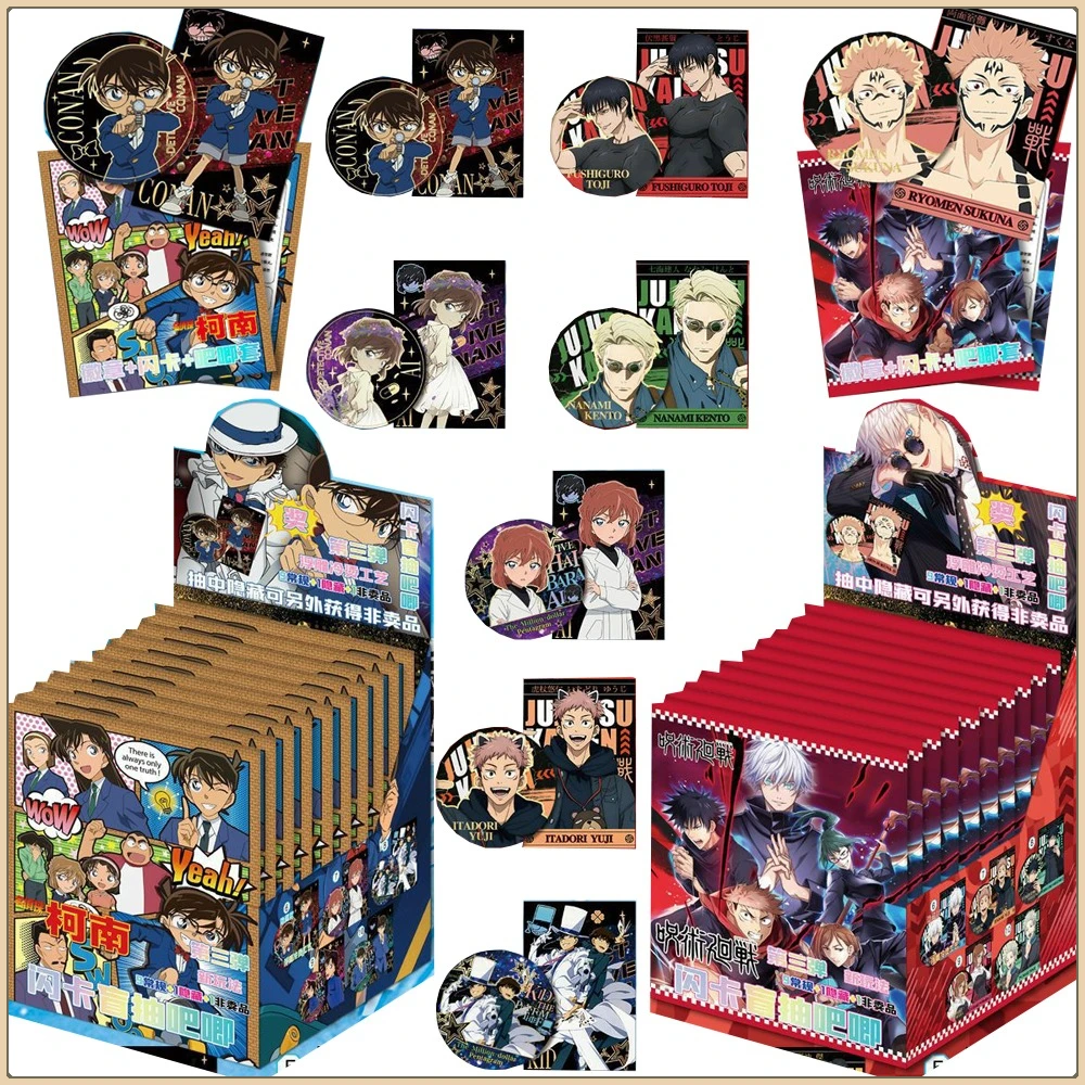 جديد الكرتون أنيمي الشخصيات الطرفية جمع شارة بطاقات شفافة لعبة الهوايات المقتنيات بروش حقيبة الديكور الهدايا