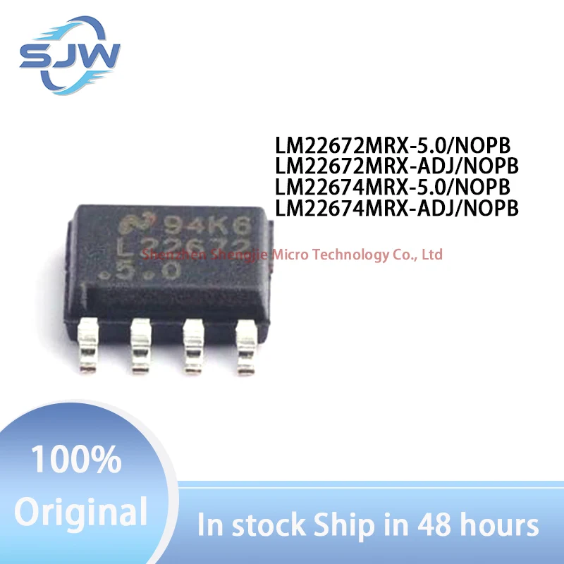 LM22672MRX-5.0 LM22672MRX-ADJ LM22674MRX-5.0 LM22674MRX-ADJ encapsulation SOP8 Depressurization type DC-DC power supply chip