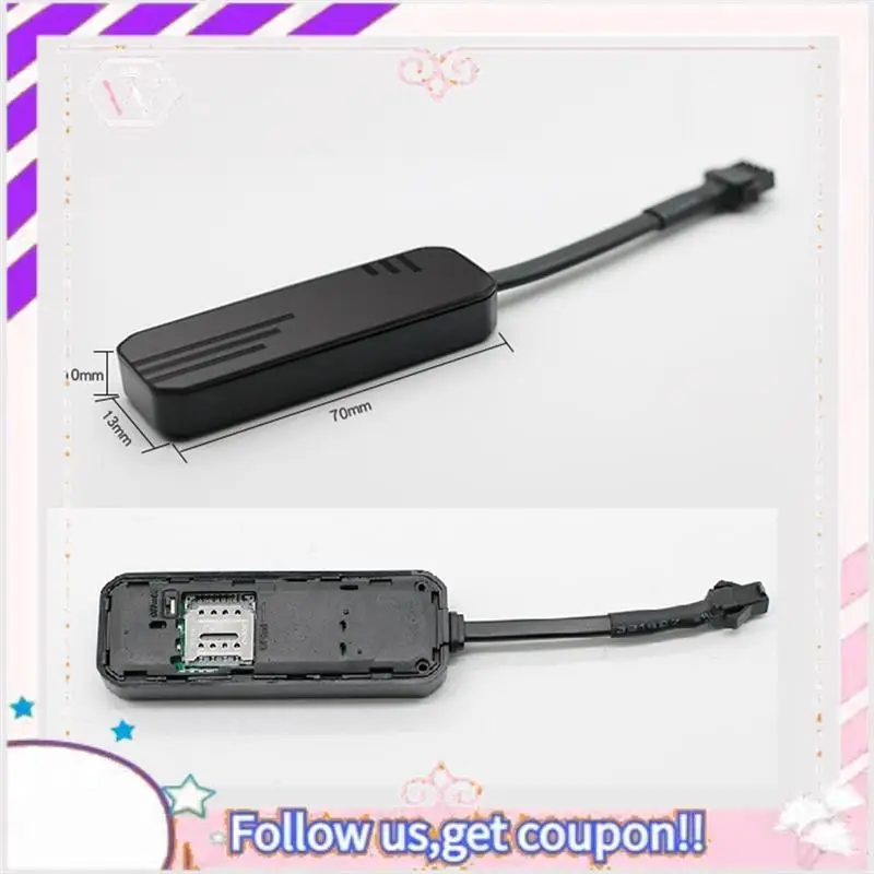 سهلة الاستخدام GSM LBS دراجة نارية صغيرة بنظام تحديد المواقع 9-90 فولت قطع الوقود السرعة الزائدة يهتز محدد تتبع