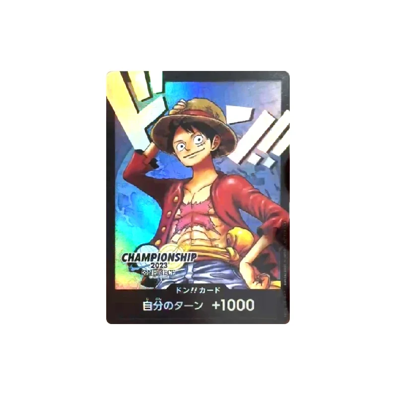 ONE PIECE Anime Characters Monkey D. Luffy Nico Robin DIY Homemade Collection Card Christmas Birthday Gift Game Toys