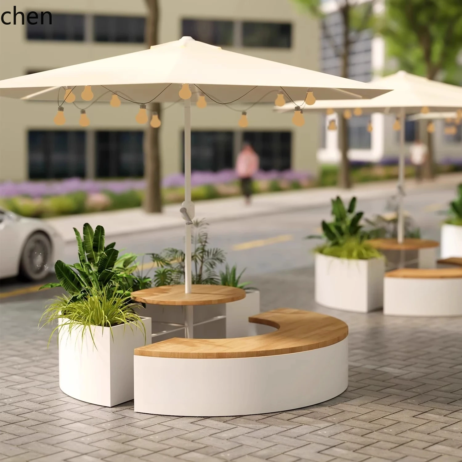 Kotak Bunga Luar Ruangan QZT K - Outdoor Lighting Restaurant ulasan dan harga
