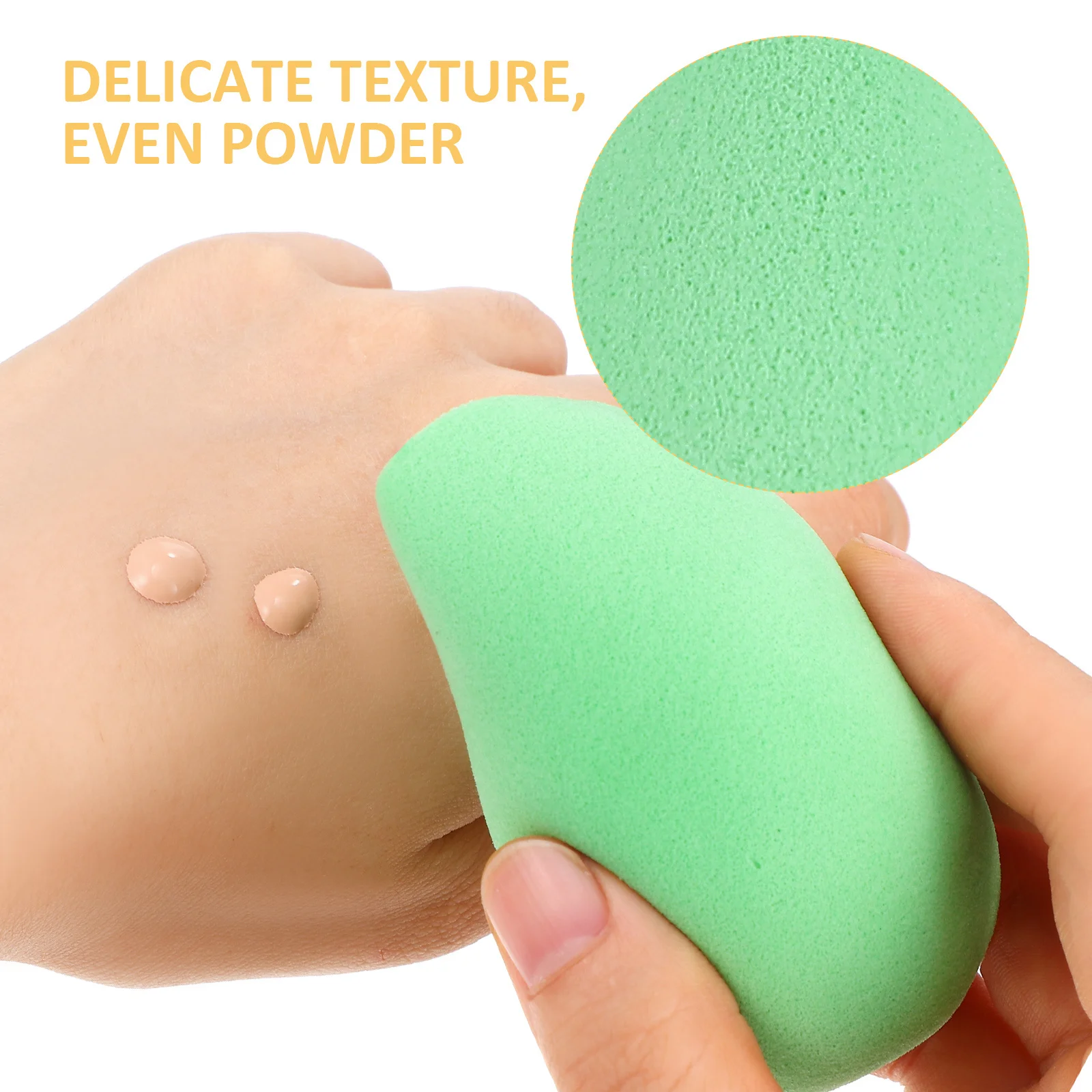 

4Pcs Sponge Mango Shaped Powder Puff for Liquid Foundation Concealer Highlighter Face Makeup Tool Reusable