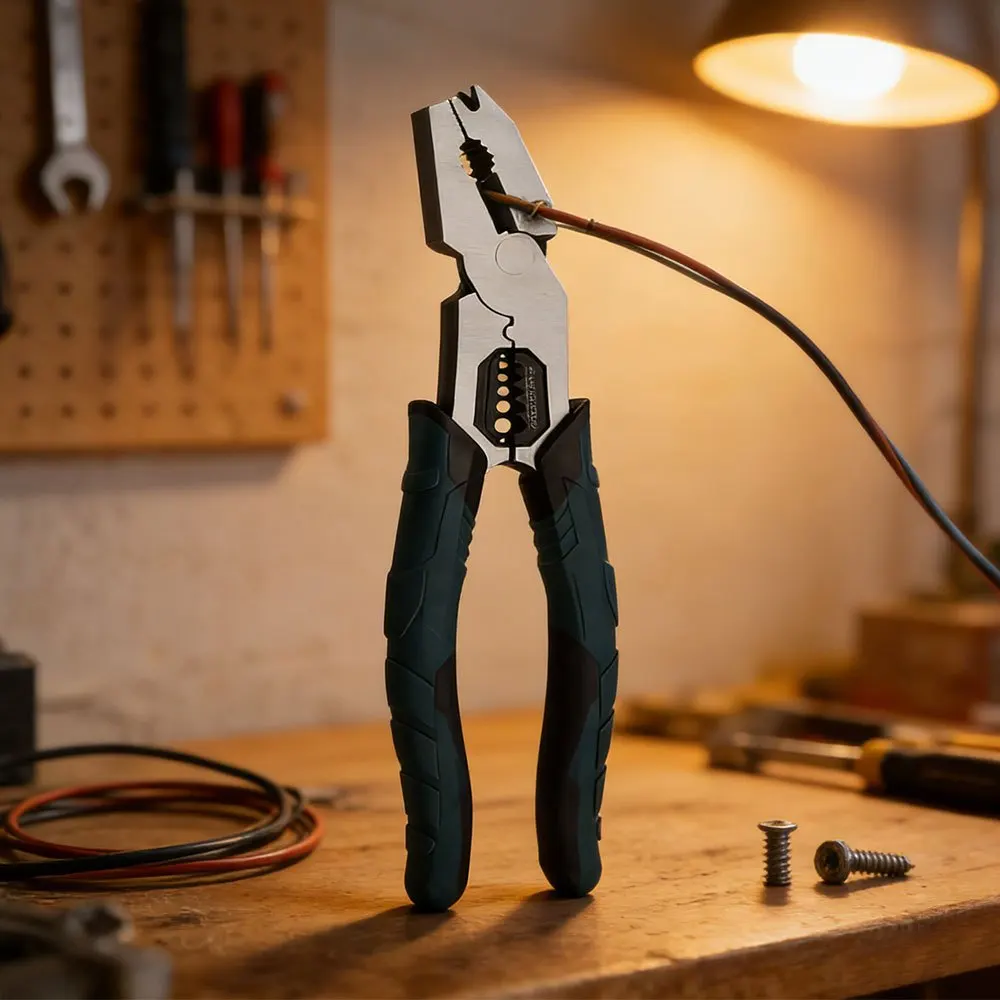 

Premium Heavy Duty Industrial Vice Grips, 1 Piece Multifunctional Wire Pliers, High Hardness Anti Slip Hand Tool for Wire Cuttin
