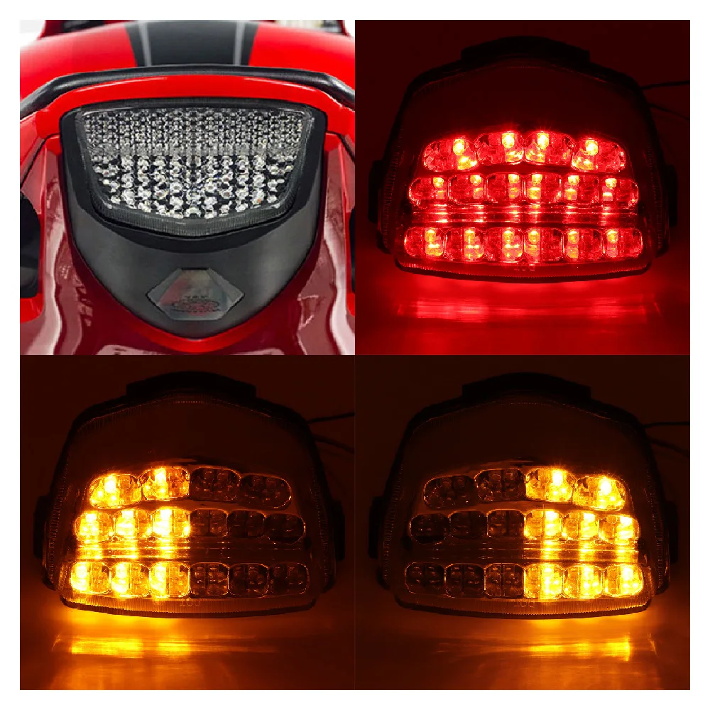 

Fits for Honda CBR 1000RR FIREBLADE ABS CBR1000RR SP 2008-2016 Motorcycle LED TailLight Brake Turn Signal Integrated Tail Lights