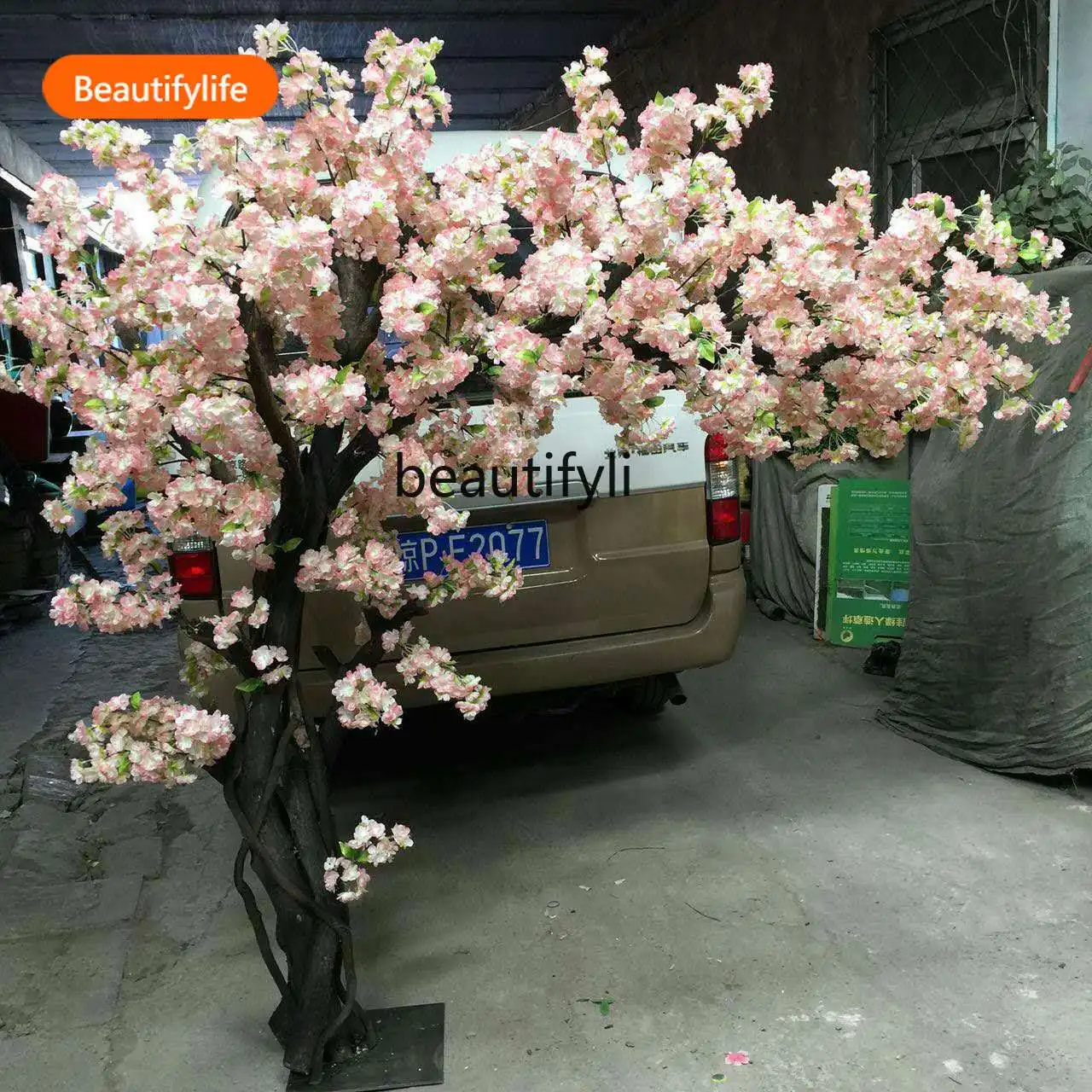 a48 Imitative Tree Living Room Decoration Hotel Set Wedding Cherry Blossom Large Project Artificial Green Plants