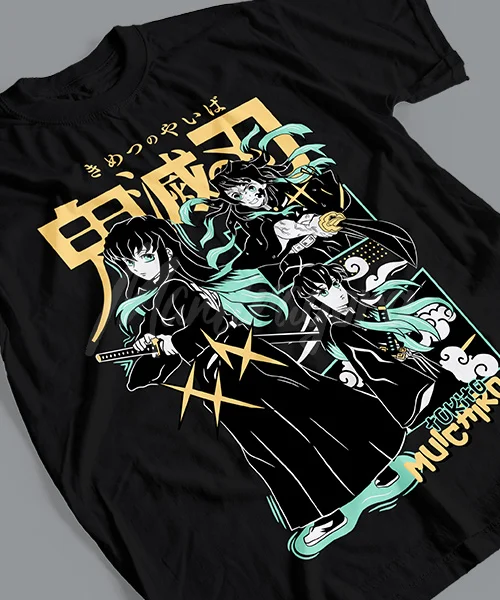 T-shirt For Anime Demon Slayer Muichiro Tokito estados