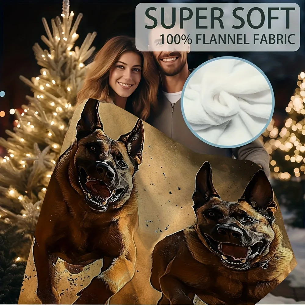 Luxury Doberman Dog Lover Nap Blanket Throw Pet Gift Cozy Animal Pattern Fleece Blanket Home Decor for Canine Owners