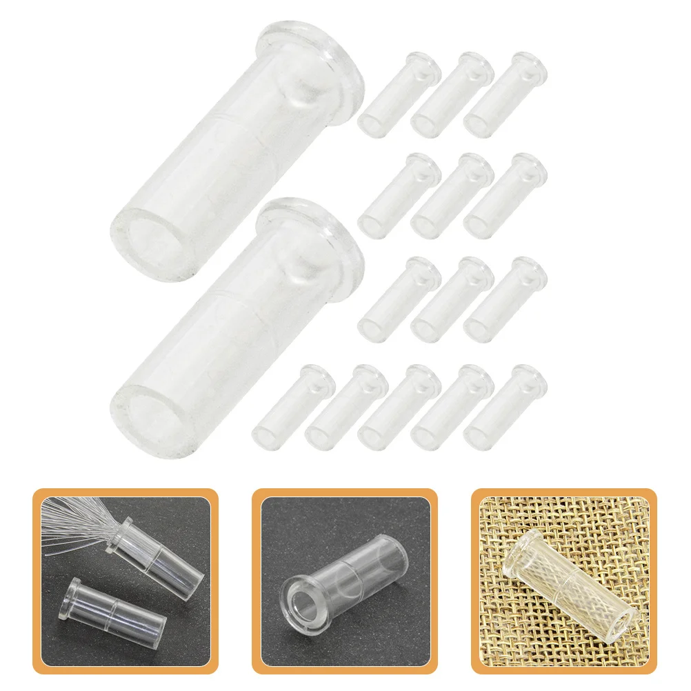 

50pcs Optical Fiber Lamp Sleeves Plastic Fixing Tubes For Diy Home Decor Party Decoration Lighting Accessories