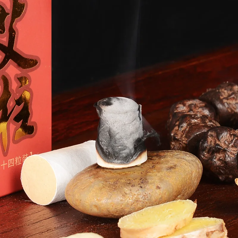 Gừng Ngải Cứu Moxibustion Cuộn Làm Đẹp Cơ Thể Giảm Đau Chăm Sóc Sức Khỏe Moxa Nón Làm Nóng Acupunture Trị Liệu Kinh Tuyến Ấm Massage