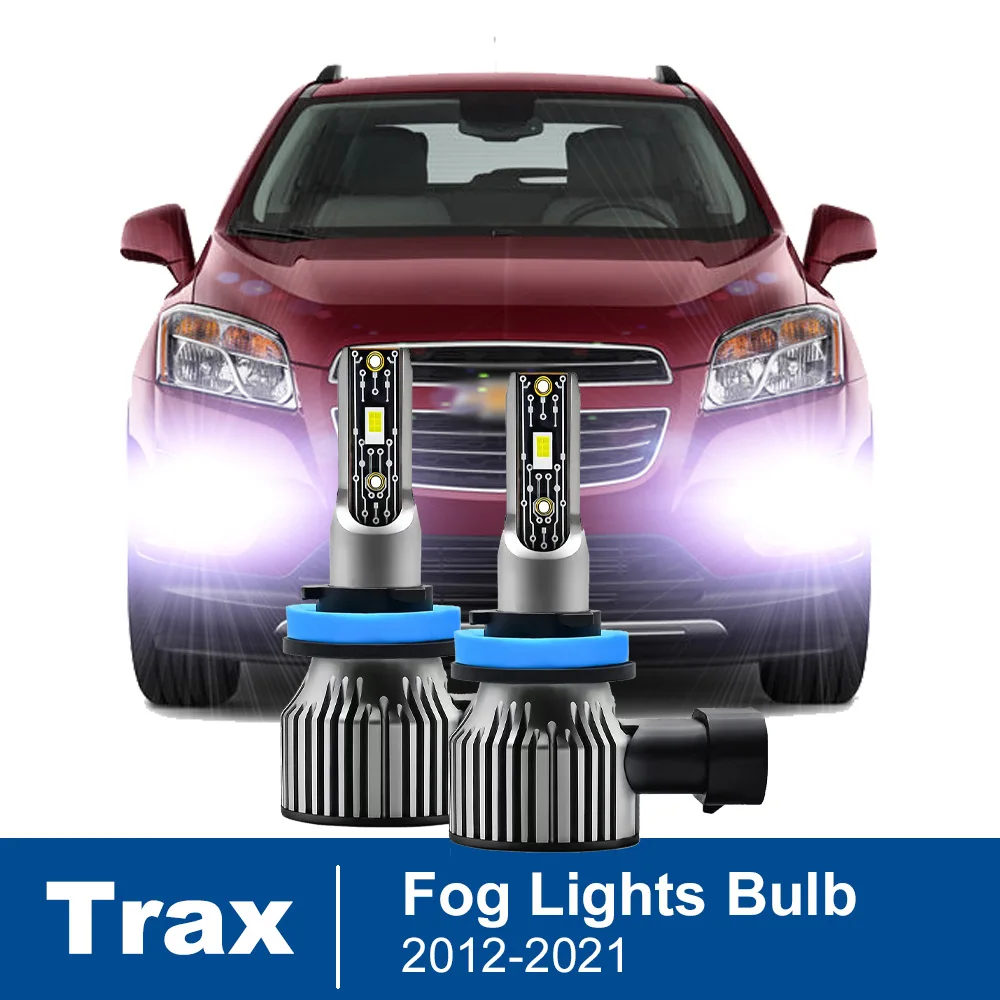 

2pcs Led Car Fog Lamp For Chevrolet Trax 2012-2015 2016 2017 2018 2019 2020 2021 Front Fog Light Bulb Car Accessories Canbus