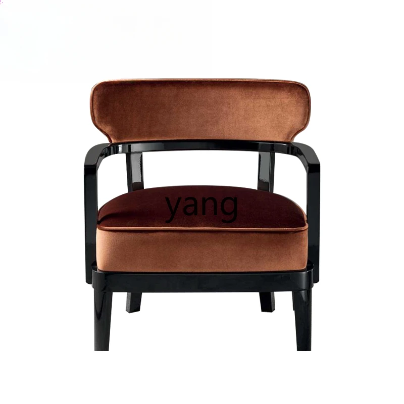 CX New Chinese Style Ash Wood with Armrest Leisure Modern Model Room Sales Department Hotel Conference Chair