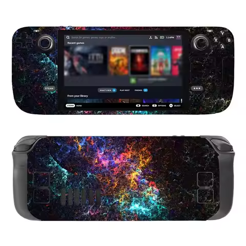 Anti-scratch DIY For Steam Deck Decal Skin Game Console Decor Stickers For Steam Deck