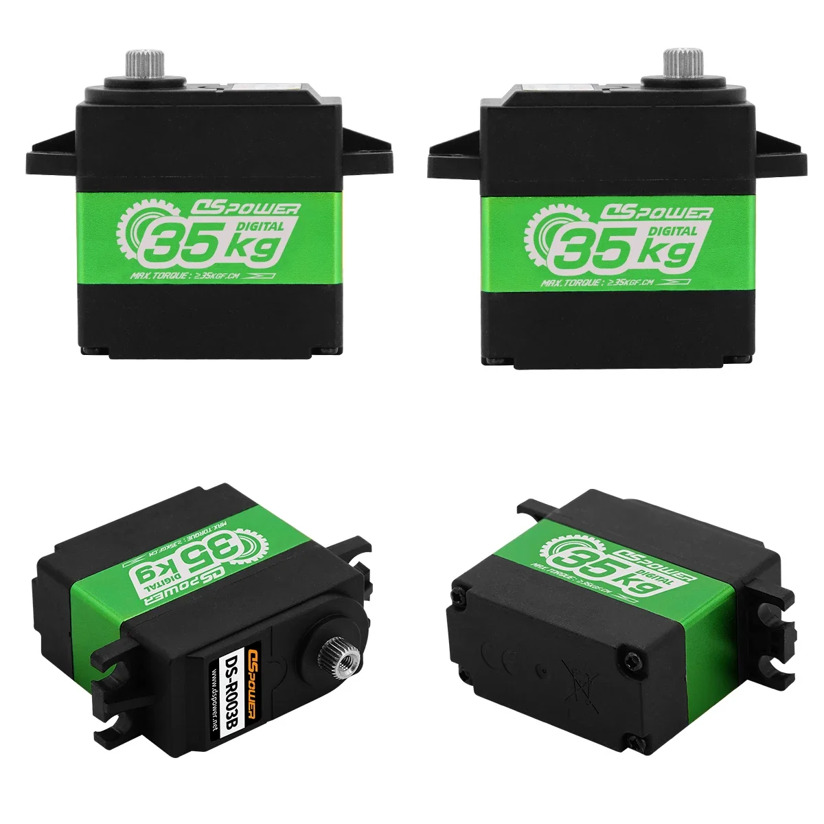 DSpower 25KG 35KGServo Metal Gear Waterdichte 8.4V HV Digitale Servo voor 1/8 1/10 RC Auto TRX4 TRX6 SCX10 arrma 104001 slash maxx