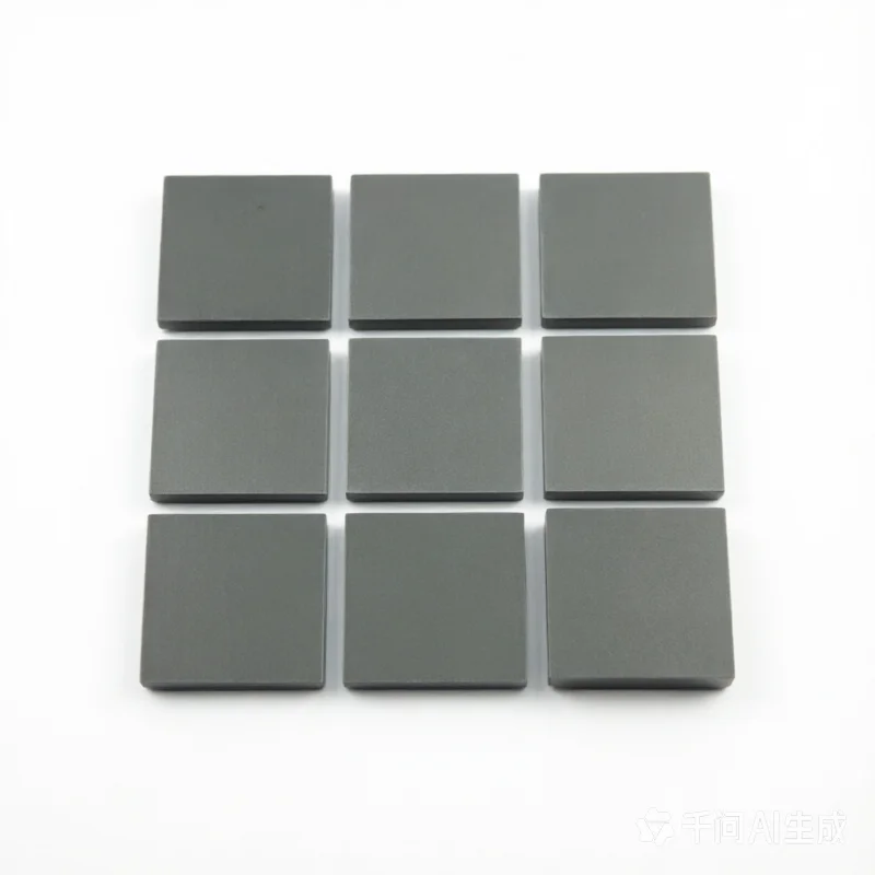 

High Purity Precision SiC Sheet 50x50x1mm 2mm 5mm 10mm Customized Silicon Carbide Ceramic Plate