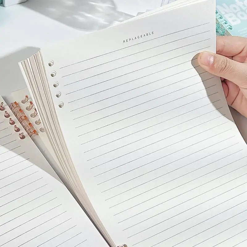 Simple Solid Color Loose-leaf Notebook Large-capacity Thickened Inner Notebooks Students Multi-functional A5 Notepad