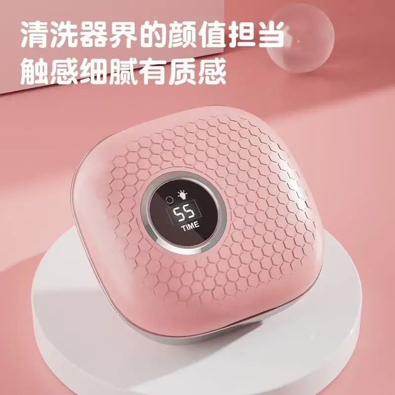 

LED Light Makeup Mirror & Sonic Wave Pulsating Cleaner, Slim Portable, Ideal Travel Gift