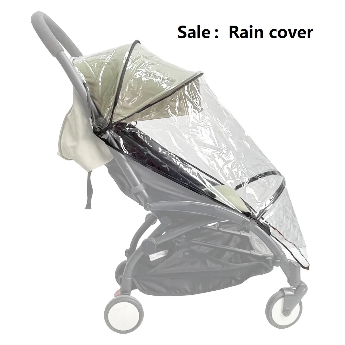 COLU KID ® Kinderwagen-Zubehör, Regenschutz, wasserdichte EVA-Abdeckung, kompatibel mit Yoyo Yoyo2 Yoya Kinderwagen – Detail 1