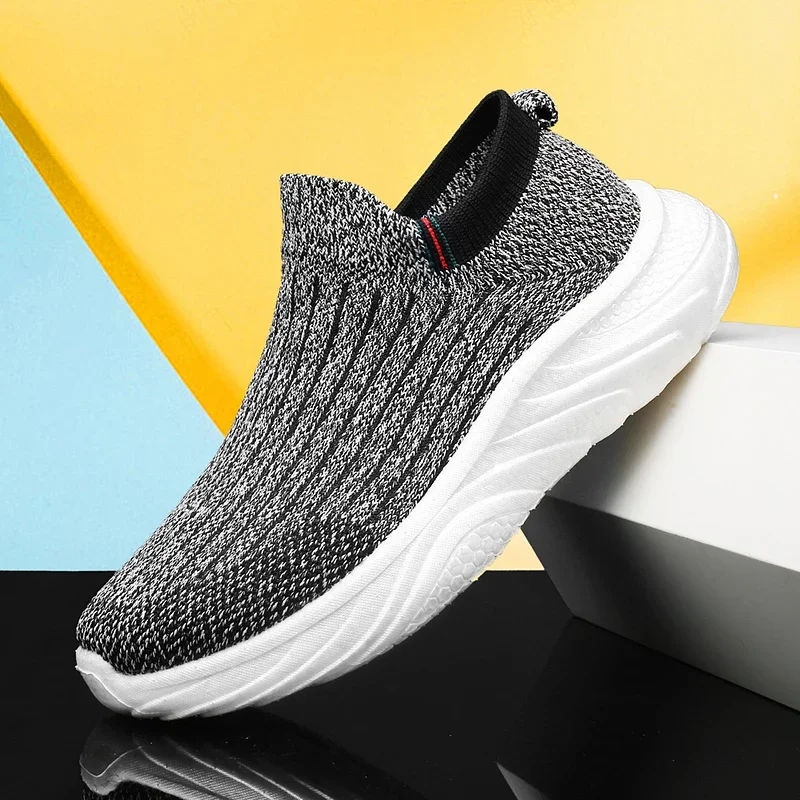 

2025 Men- Walking Shoes Soft Mesh -Wear-Resistant Comfortable Flat Casual- Sneakers Original Summer Sports- Tennis Shoes for Man