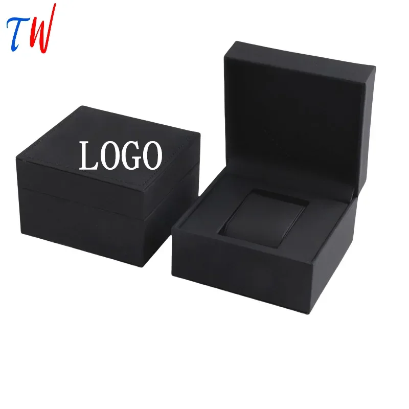 Classic INS Matte Surface Watch Jewelry Packaging Case Box PU Leather Watches Business Sales Packaging Boxes Free Custom Logo