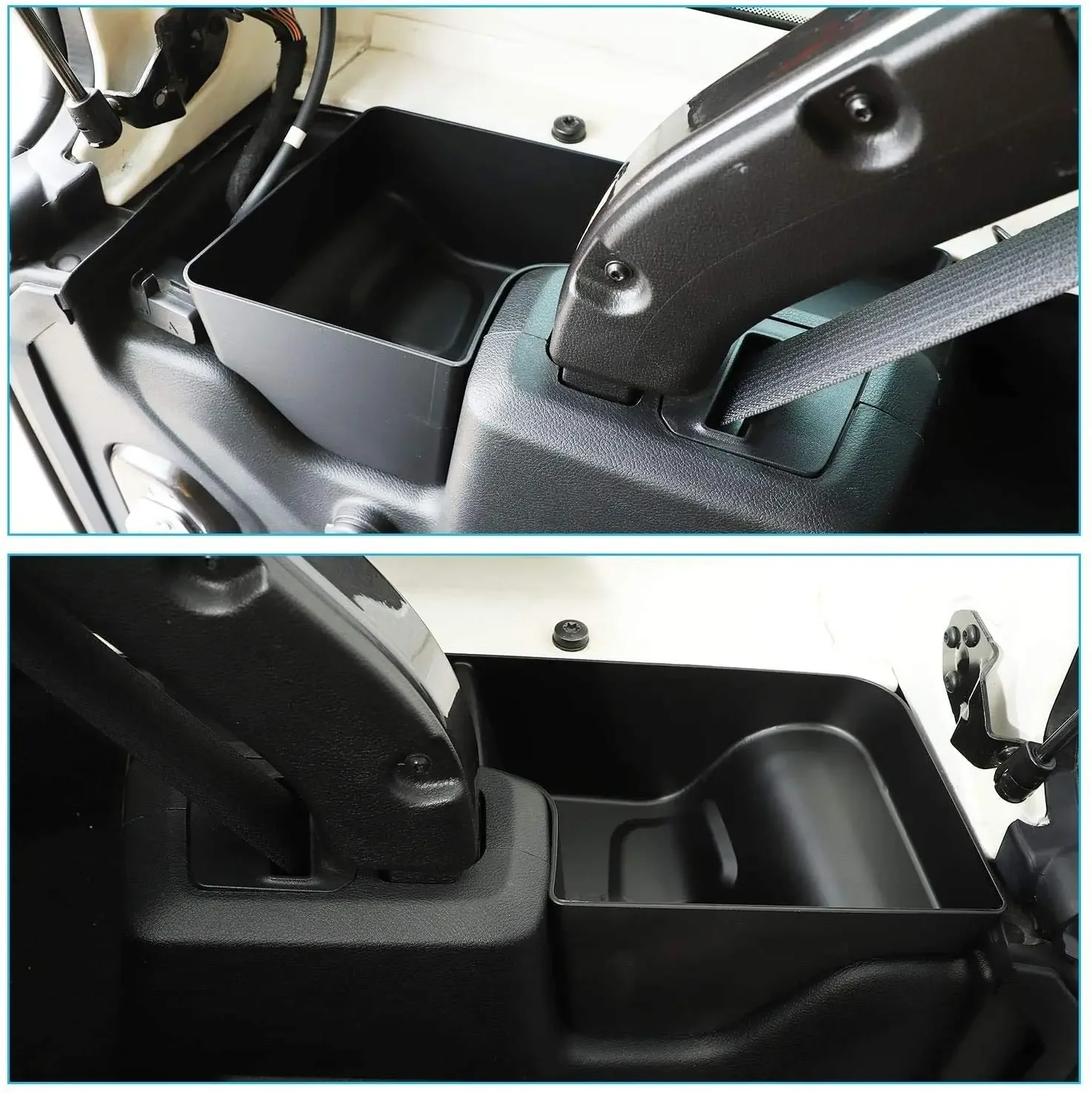 

Rear Trunk Organizer Box For Jeep Wrangler JL Sahara Rubicon Sport S 4-door 2018-2023 Expansion Cargo Storage Tray Holder Pocket