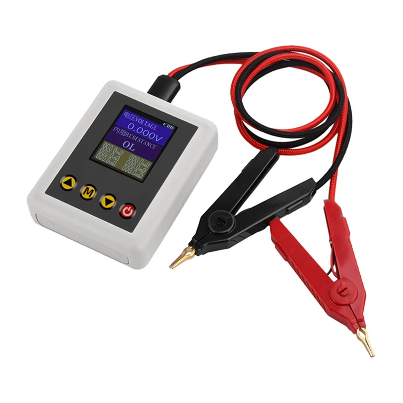 TS4520 Voltage Resistance Tester 1.77 Inch TFT With Kelvin Clip Support Fine-Tuning HD Color Screen Display Tester