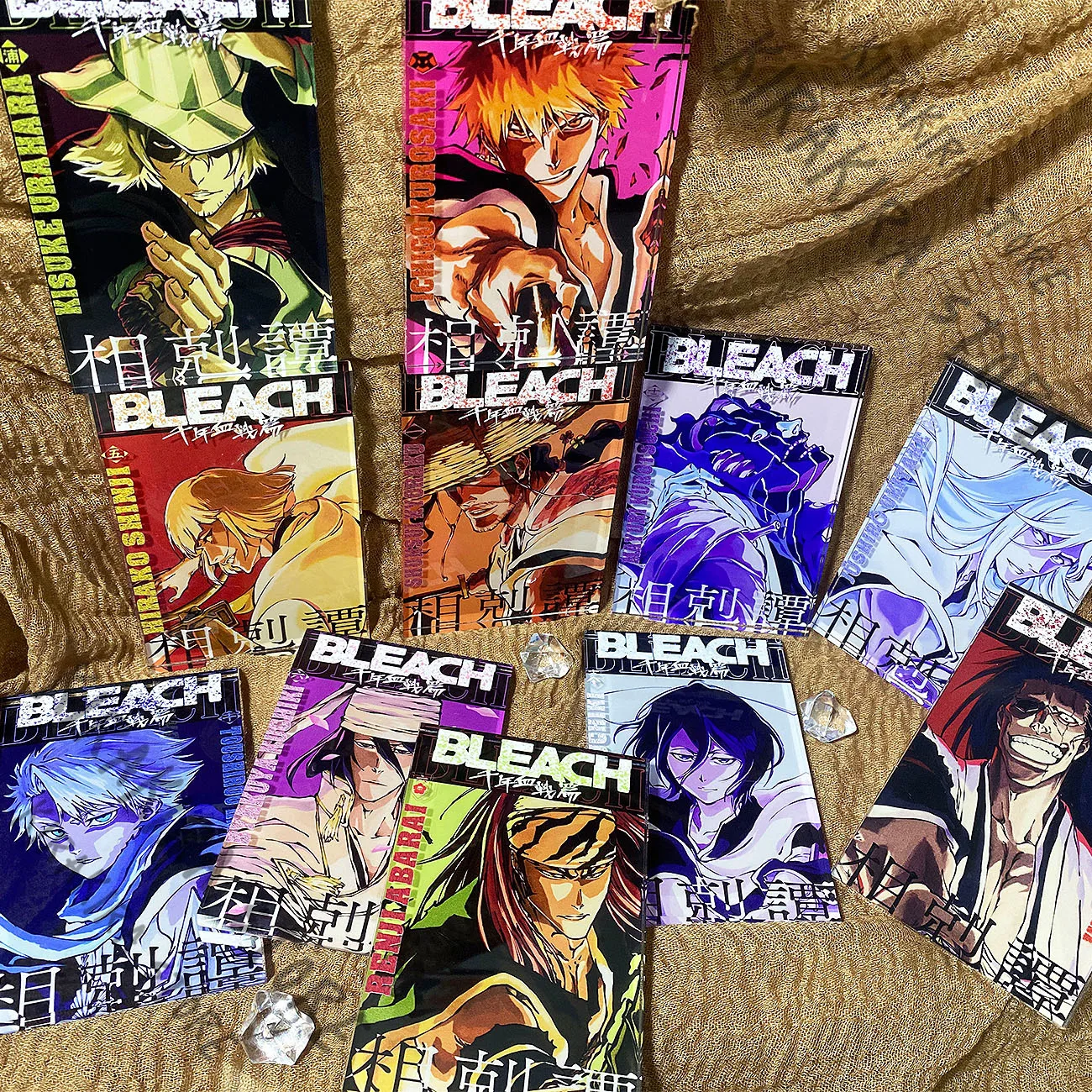 

BLEACH Hirako Shinji Cosplay Standing Sign Acrylic Brick Kurosaki Ichigo Kuchiki Rukia Anime Stand Plate Desktop Decor Gift