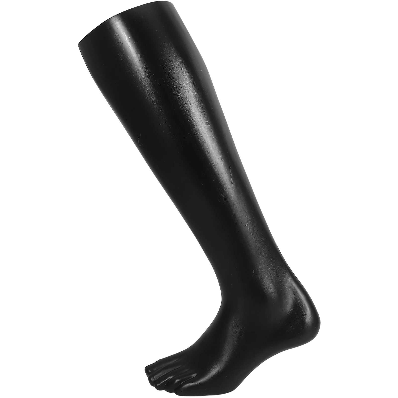 

Black Long Socks Display Foot Mannequin Mold for Men Women 3D Plastic Retail Store Tool Ankle Bracelet Jewelry Stand Versatile