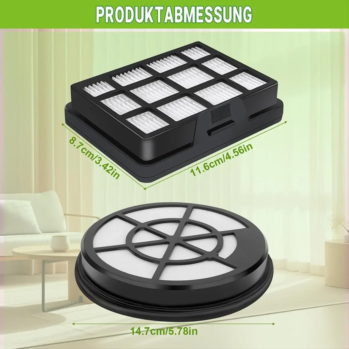 

A51U HEPA Filter Replacement for Bosch BBZ152EF Series 2 BGC05 BGS05 BGC05A320 BGC05A220A Vacuum Cleaner Accessories