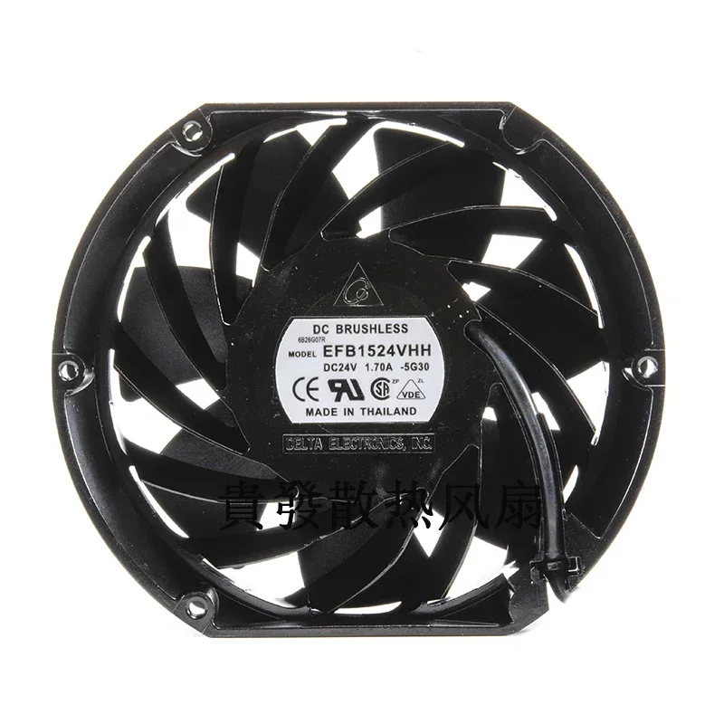 

Original imported DC fan axial flow fan efb1524vhh 17251 DC24V 1.7A